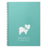 Carnet Chien papillon (Devant)