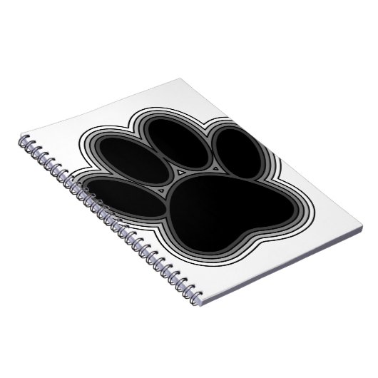 Carnet Chien Paw Avec Plan (Côté Droit)