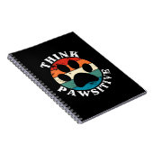 Carnet Chien Paw Pawsitive (Côté Droit)