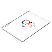 Carnet Chien Paws Red Heart Love (Côté gauche)