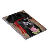 Carnet Chien pirate du Labrador noir (Côté Droit)