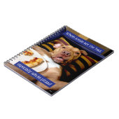 Carnet Chien Plein De Pizza (Côté gauche)