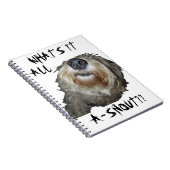 Carnet Chien "QU'EST-CE QUE C'EST QUE DE LA NEIGE ? ?" Ca (Côté Droit)