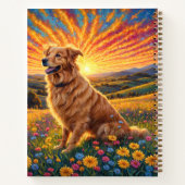 Carnet Chien Retriever doré (Dos)