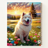 Carnet Chien Samoyède (Dos)