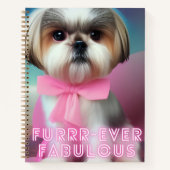 Carnet Chien Shitzu Fabuleux Et Plus Fabuleux (Devant)