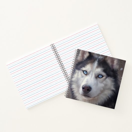 Carnet Chien sibérien Husky (Intérieur)