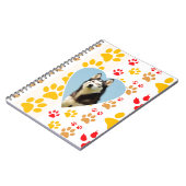 Carnet Chien sibérien - pattes cardiaques Imprimer (Côté gauche)