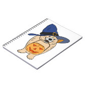 Carnet Chien Sorcière Citrouille (Côté gauche)
