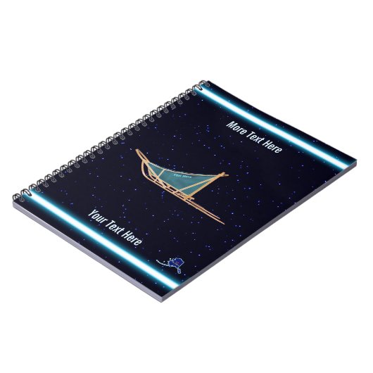 Carnet Chien Sur Étoiles (Côté gauche)