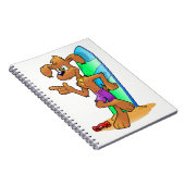 Carnet Chien surfeur (Côté Droit)