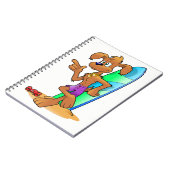 Carnet Chien surfeur (Côté gauche)