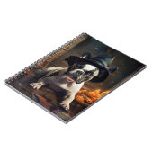 Carnet Chien-taureau Citrouille Halloween effrayant (Côté gauche)