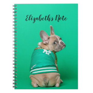 Carnet Chien-taureau français mignon Personnalisé