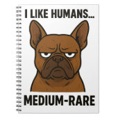 Carnet Chien-taureau Grumpy. Animaux antisociaux (Devant)