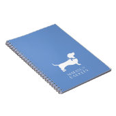 Carnet Chien teckel Bébé chien saucisse (Côté Droit)