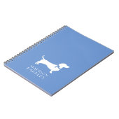 Carnet Chien teckel Bébé chien saucisse (Côté gauche)