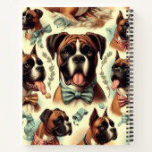 Carnet Chien vintage sans soudure (Dos)