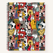 Carnet Chiens amusants (Devant)
