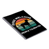 Carnet Chiens bienvenus, personnes tolérées - Conception (Côté Droit)