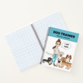 Carnet Chiens De Cartoon Mignons Avec Une Fille De Cartoo (Intérieur)