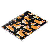 Carnet Chiens De Corgi, Arrière - plan Sans Seamless. (Côté gauche)