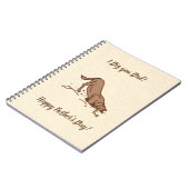 Carnet Chiens de crevaison - Bonne Fête des pères. (Côté gauche)