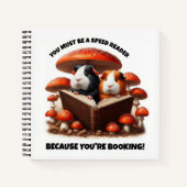 Carnet Chiens De Guinée Drôle À Lire Sous Champignons Rou (Devant)