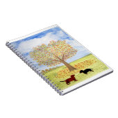 Carnet Chiens de la promenade d'automne (Côté Droit)