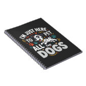 Carnet Chiens Drôles Amoureux Des Animaux Vector (Côté Droit)
