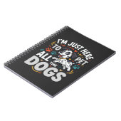 Carnet Chiens Drôles Amoureux Des Animaux Vector (Côté gauche)