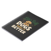 Carnet Chiens drôles rendent mieux (Côté gauche)