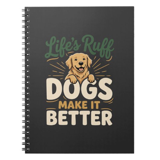 Carnet Chiens drôles rendent mieux (Devant)