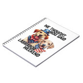 Carnet Chiens du Labrador patriotique Citation d'Humour d (Côté gauche)