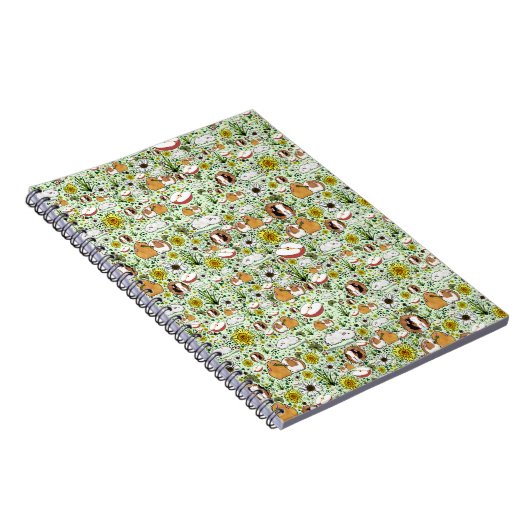 Carnet Chiens en vert (Côté Droit)