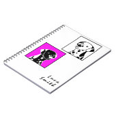 CARNET CHIENS FRAIS AVEC POINTS, POIDS, NOIR ET BLANC SIM (Côté gauche)