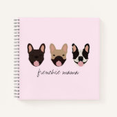 Carnet Chiens français de Frenchie Mama (Devant)
