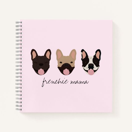 Carnet Chiens français de Frenchie Mama (Devant)