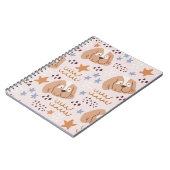 Carnet Chiens mignons, étoiles, lignes : vintage sans sou (Côté gauche)