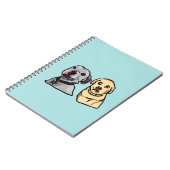 Carnet Chiens Mignons Mèmes (Côté gauche)