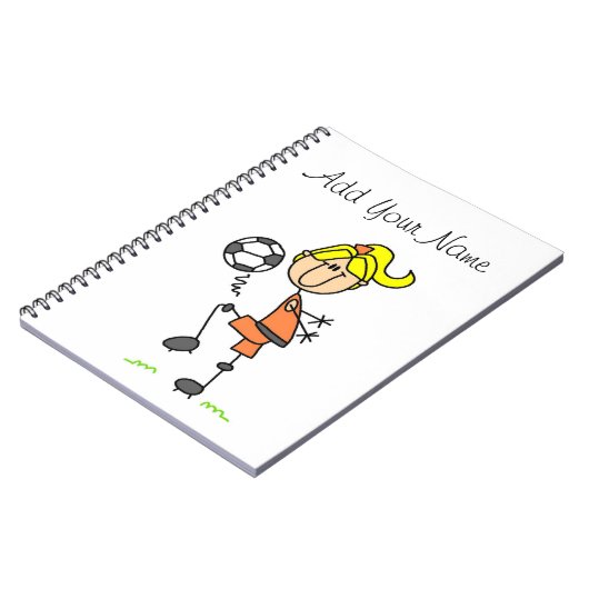 Carnet Chiffre blond cadeaux de bâton de fille de (Côté gauche)