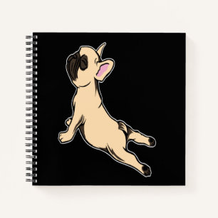 Carnet Chiffre de taureau français Frenchie Jovely Yoga