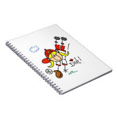 Carnet Chiffre du joueur de baseball féminin (Côté Droit)