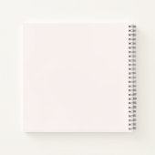 Carnet Chiffre français chic Frenchie Royal (Dos)