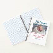 Carnet Chiffres de naissance bébé ajouter nom lieu date d (Intérieur)