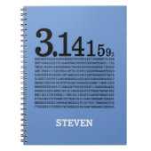 Carnet Chiffres de pi (Devant)