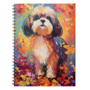 Carnet Chih Tzu coloré