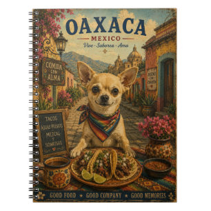 Carnet Chihuahua à Oaxaca Art de voyage vintage