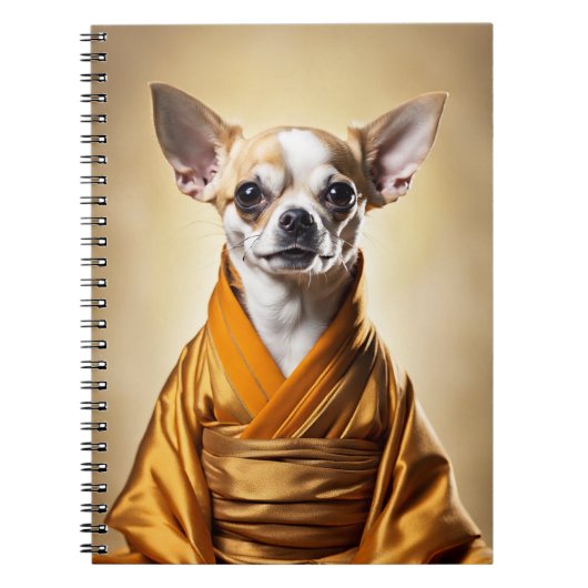 Carnet Chihuahua bouddhiste (Devant)