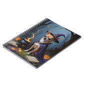 Carnet Chihuahua Chien Whimsical Halloween Peinture (Côté gauche)